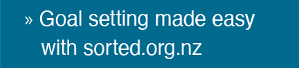 Goal setting made easy
with sorted.org.nz