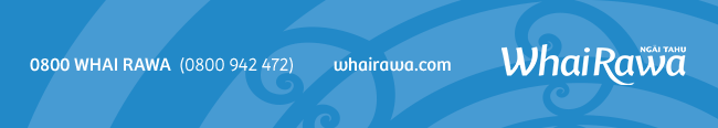 0800 WHAI RAWA  (0800 942 472) | whairawa.com | Whai Rawa